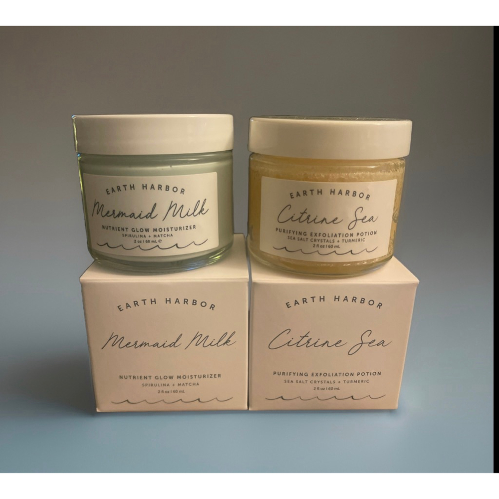Earth Harbor Skincare Moisturizer & Exfoliator Bundle!